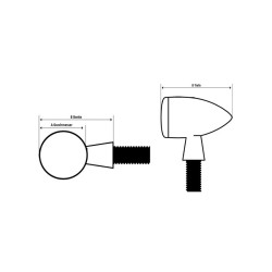 Feu arrière led highsider led highsider interstate - feu stop