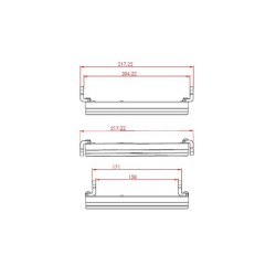 Anneau de support de phare cnc highsider frame-r1 montage latéral