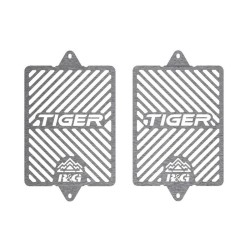 Protections De Radiateur Gravée R&G Racing (paire) - Inox Tiger 850 Sport