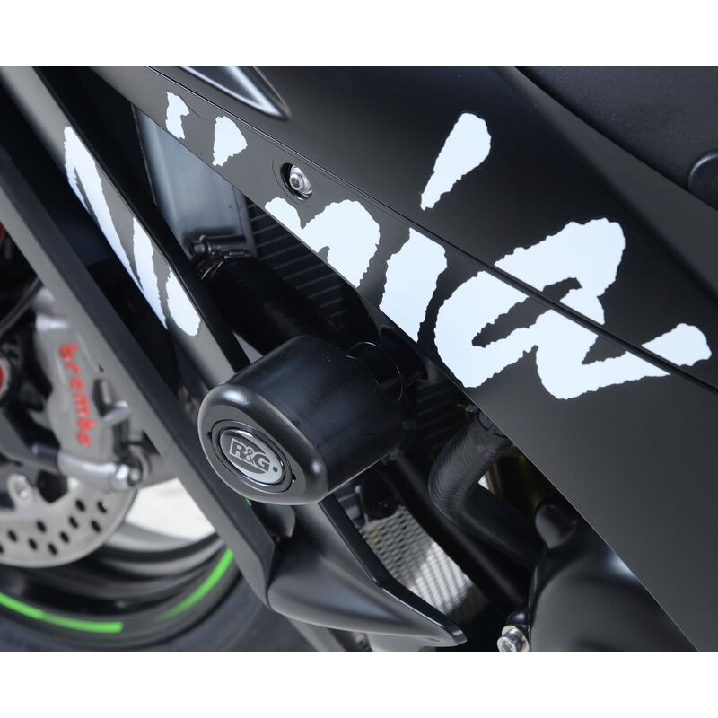 Tampons De Protection R&G Racing Aero - Blanc Kawasaki Zx10-R/Rr