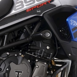 Tampons De Protection R&G Racing Aero - Noir Triumph Tiger 850 Sport