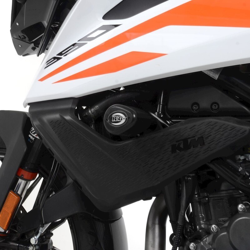 Tampons De Protection R&G Racing Aero - Noir Ktm 390 Adventure