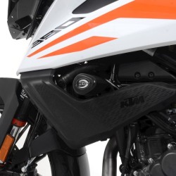 Tampons De Protection R&G Racing Aero - Blanc Ktm 390 Adventure