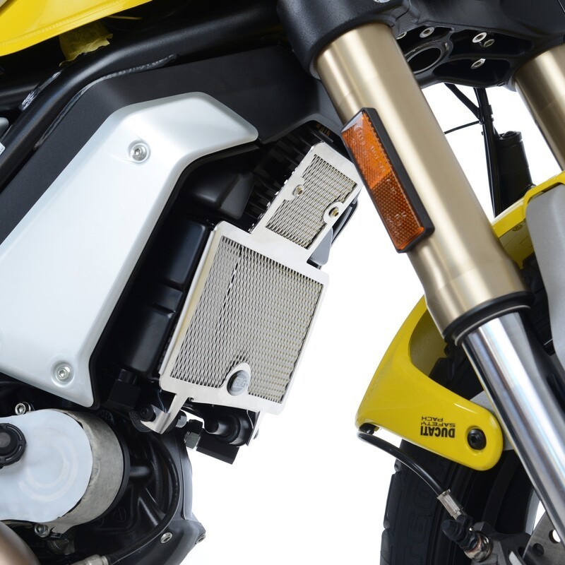 Protection De Radiateur R&G Racing Titane - Ducati Scrambler 1100