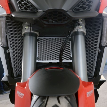 Protection De Radiateur R&G Racing Noir - Ducati Multistrada V4s