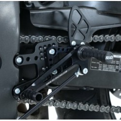 Commandes Reculées Multipositions R&G Racing Noir Honda Cbr600rr