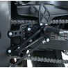 Commandes Reculées Multipositions R&G Racing Noir Honda Cbr600rr