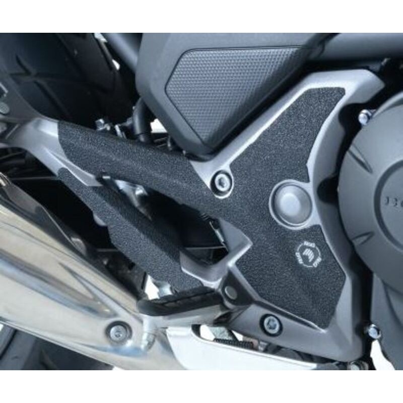 Adhésif Anti-Frottement R&G Racing Platines Repose-Pieds Noir 4 Pièces Honda Nc700s/700x/750s/750x