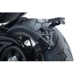 Support De Plaque R&G Racing Noir Ducati X Diavel