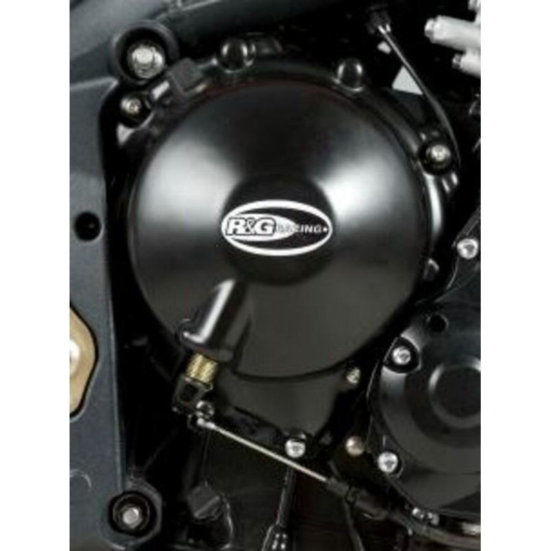 Couvre-Carter Droit (embrayage) R&G Racing Noir Triumph Street Triple