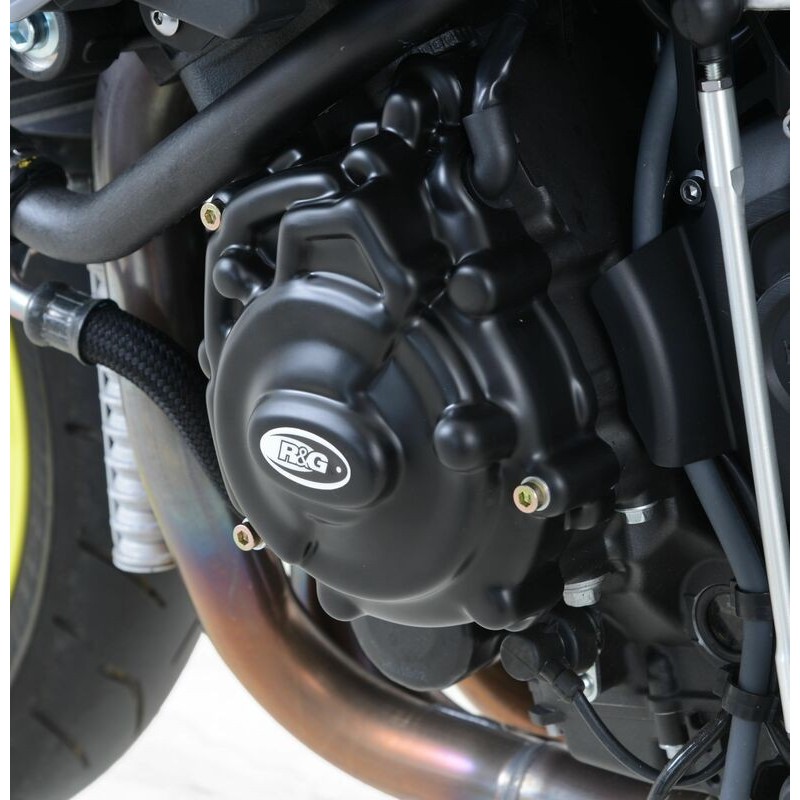 Couvre-Carter Gauche (alternateur) R&G Racing Noir Yamaha Mt-10