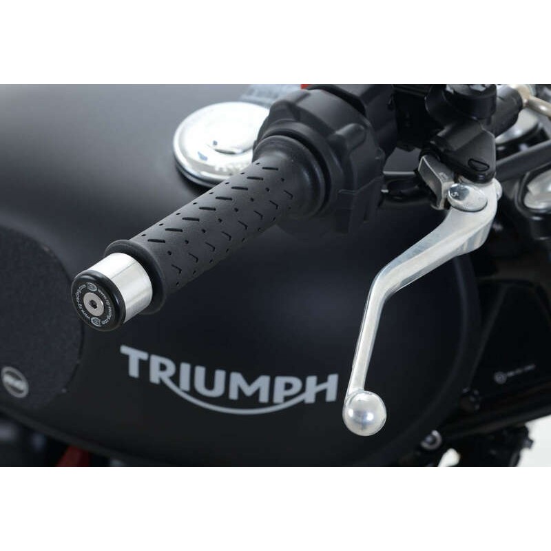 Embouts De Guidon R&G Racing Noir Triumph Street Twin