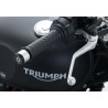 Embouts De Guidon R&G Racing Noir Triumph Street Twin