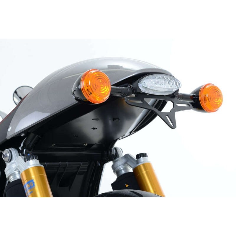 Support De Plaque R&G Racing Noir Triumph Thruxton/Thruxton R