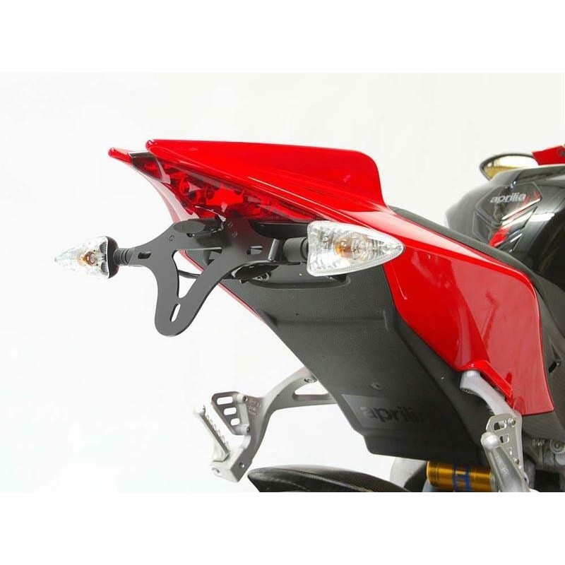 Support De Plaque R&G Racing Noir Aprilia