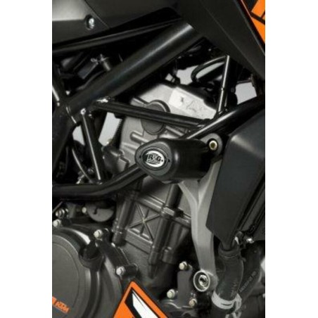 Tampons De Protection R&G Racing Aero Noir Mv Agusta