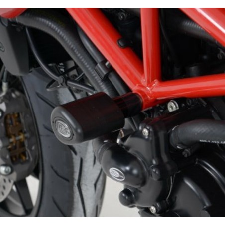 Tampons De Protection R&G Racing Aero Noir Ducati Hypermotard/Hyperstrada 939