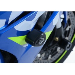 Tampons De Protection R&G Racing Aero Race Noir Suzuki Gsx-R1000