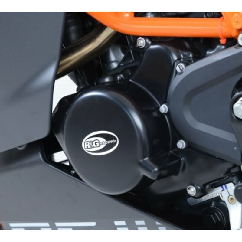 Couvre-Carter Gauche Noir R&G Racing Ktm Rc125/200