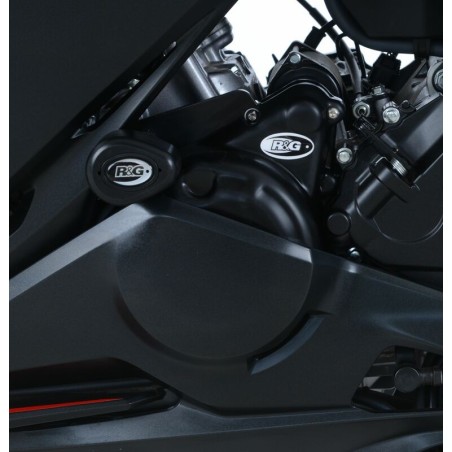 Couvre-Carter Gauche R&G Racing Noir Honda Cbr250rr