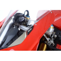 Cache-Orifices Rétroviseur R&G Racing - Noir Ducati Panigale V4