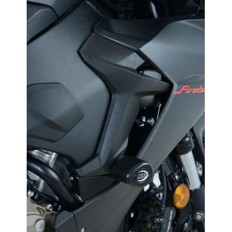 Tampons De Protection R&G Racing Aero Noir Sans Percage Honda Cbr1000rr