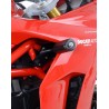 Tampons De Protection R&G Racing Aero Noir Sans Percage Ducati Supersport