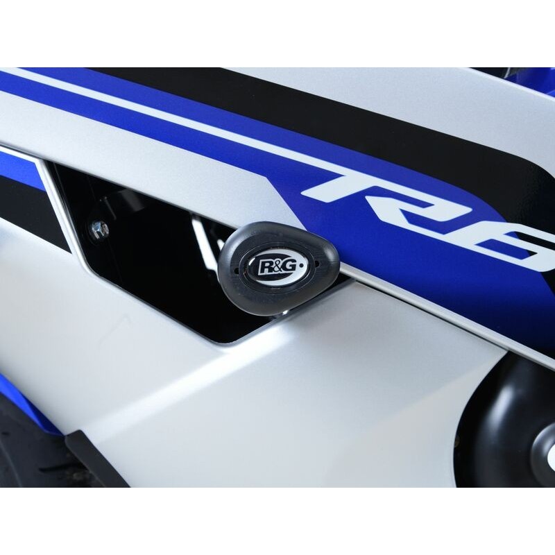 Tampons De Protection R&G Racing Aero Blanc Yamaha Yzf-R6