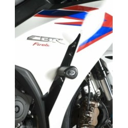 Tampons De Protection R&G Racing Aero Blanc (sans Perçage) Honda Cbr1000rr