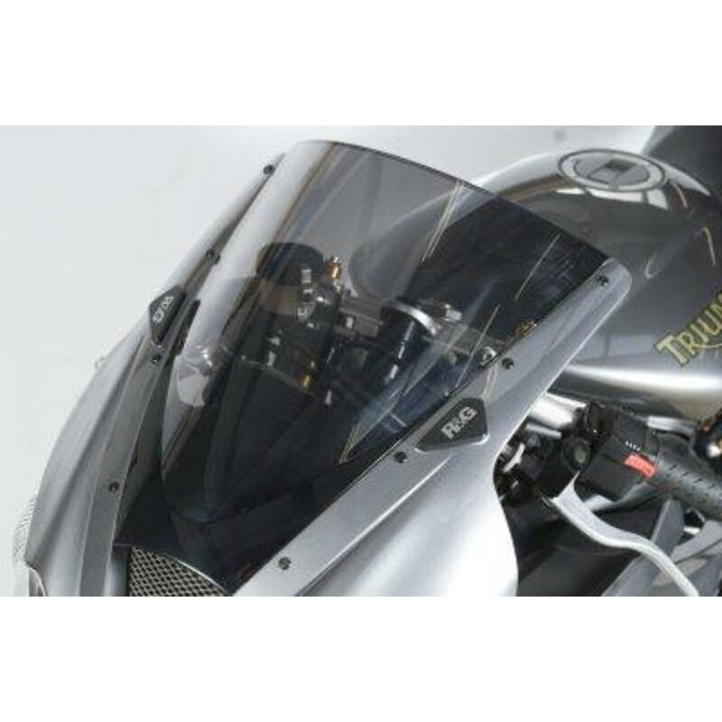 Cache-Orifices Rétroviseur R&G Racing - Noir Triumph Daytona 675/R