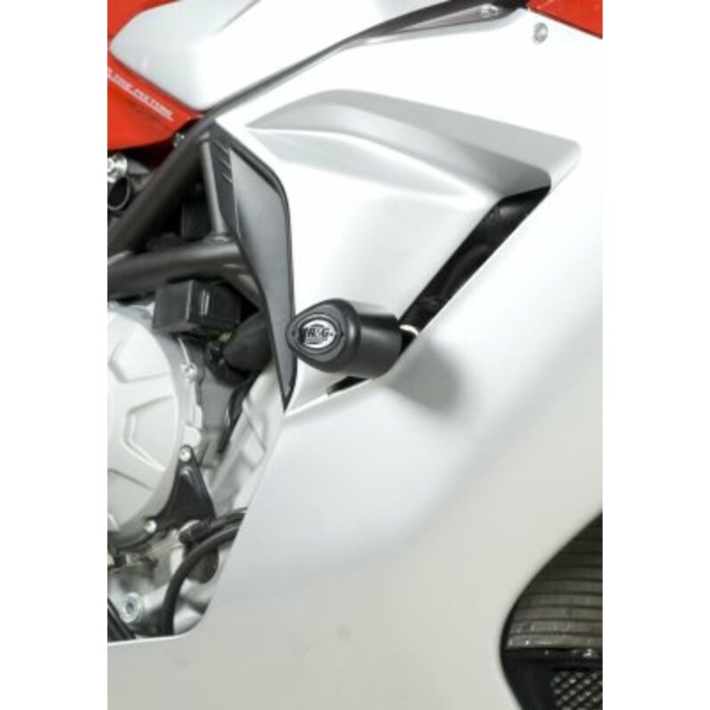 Tampons De Protection R&G Racing Aero Noir Mv Agusta