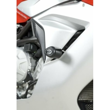 Tampons De Protection R&G Racing Aero Noir Mv Agusta