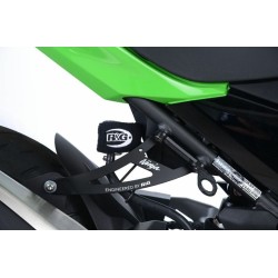 Caches Orifices Repose Pieds Arrière R&G Racing Noir Kawasaki Ninja 400