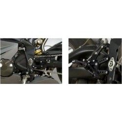 Commandes Reculées R&G Racing Noir Triumph Daytona 675/R