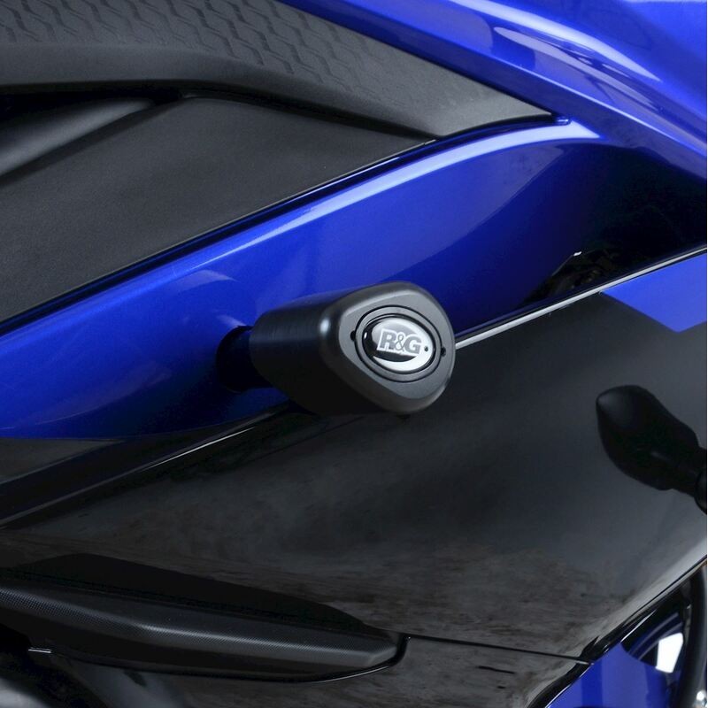 Tampons De Protection R&G Racing Aero Noir Yamaha Yzf-R3