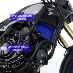 Protections Latérales Supérieure R&G Racing Noir Yamaha Tenere 700