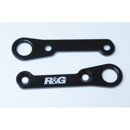 Platines Pour Sangles R&G Racing Noir Yamaha Yzf-R125