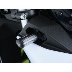 Adaptateur Micro Clignotant R&G Racing Noir Kawasaki