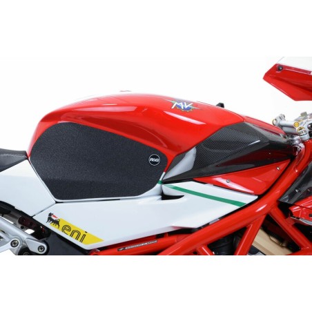 Kit Grip De Réservoir R&G Racing 2 Pièces Noir Mv Agusta F4rr