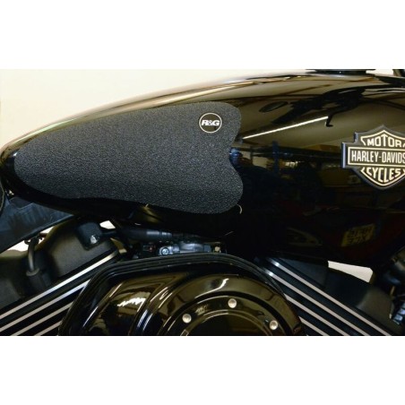 Kit Grip De Réservoir R&G Racing 2 Pièces Noir Harley Davidson Street 500