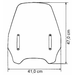 Bulle Mra Aprilia Mana 850 Abs Fumé