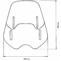 Bulle Mra Aprilia Mana 850 Abs Fumé