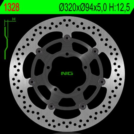 Disque De Frein Honda Vfr 1200 F Abs (sc63)