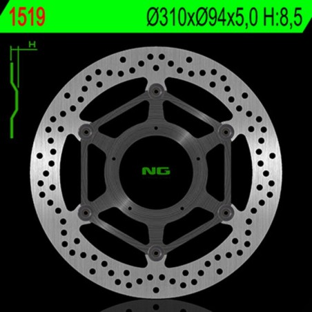 Disque De Frein Ng Brakes Flottant - 1519.