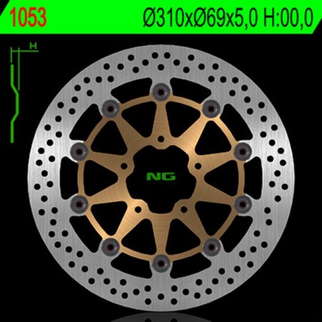 Disque De Frein Kawasaki Klv 1000 (lv1000a)