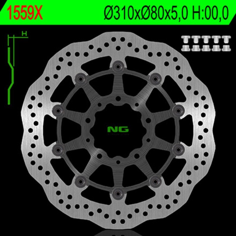 Disque De Frein Kawasaki Gtr 1400 Abs (zg1400a)