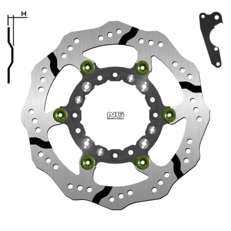 Disque De Frein Kawasaki Klx 250 R (klx250d)