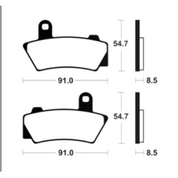 Plaquettes De Frein Bmw R 18 B