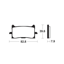 Plaquettes De Frein Honda Cb 125 R Neo Sport Cafe Abs (jc79)