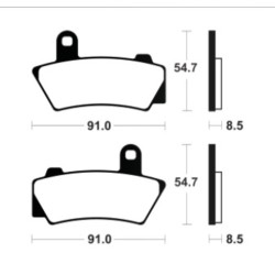 Plaquettes De Frein Bmw R 18 B